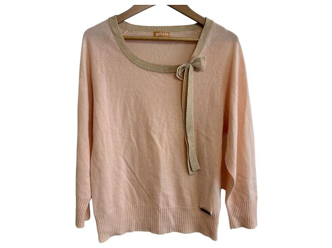 Autre Marque Top in misto cashmere John Galliano Rosa