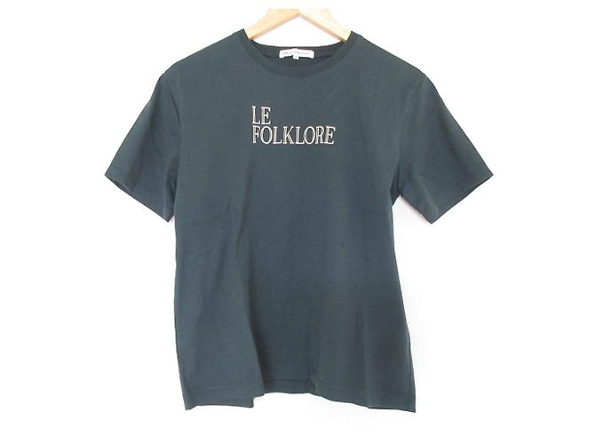 Autre Marque Camiseta de algodón 23ku FOLKLORE Verde