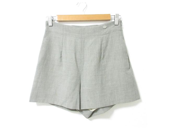 Autre Marque Shorts de Lã Flare FOXEY Cinza