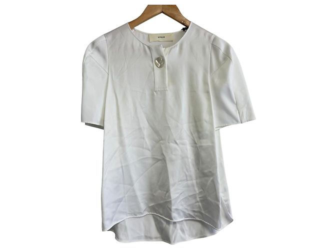 Autre Marque CYCLAS Pullover Blouse White