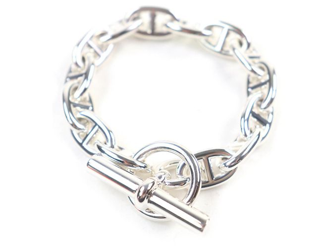 Hermès HERMES Chaine d'Ancre MM Silber Charm Armband