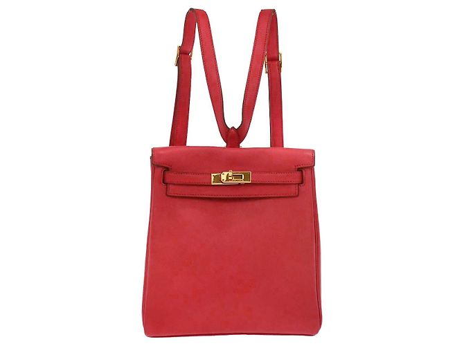Hermès Hermes Kelly Ado Rucksack Gulliver 20 Rot