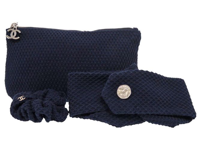 Set da Viaggio 3 Pezzi Chanel Blu navy