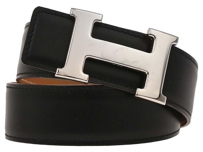 Hermès Hermes Constance Reversible Belt Leather Medium Black
