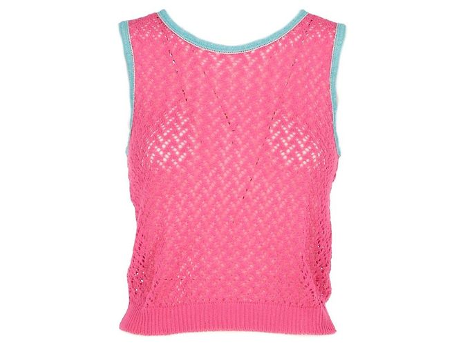 Top de algodón fucsia Dolce & Gabbana - Años 2000