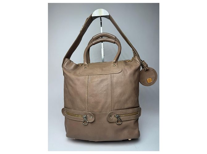 Chloé Sac à main en cuir vintage Chloe 2Way marron
