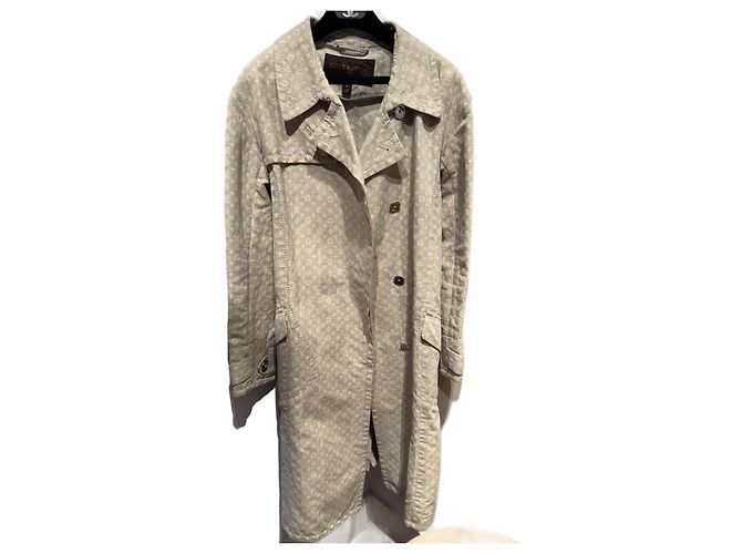 Louis Vuitton Gabardinas Beige Gris