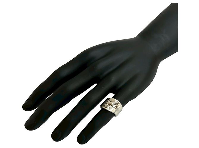 Ring Anel Gallop Hermès em Prata 925 