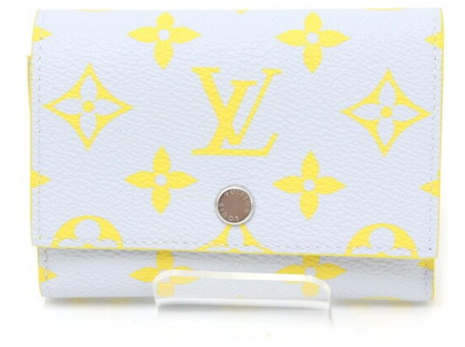 Louis Vuitton Victor Wallet Monogram Glow Canvas Brown Yellow