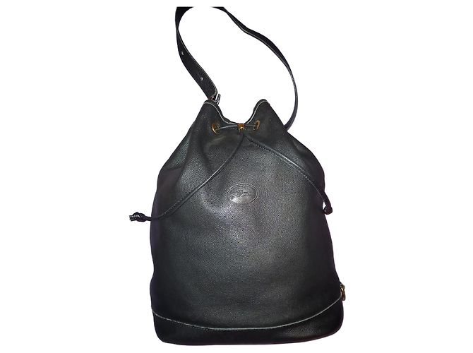 Sac Longchamp type bourse noir