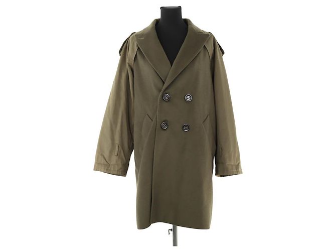 Sportmax Khaki wool coat