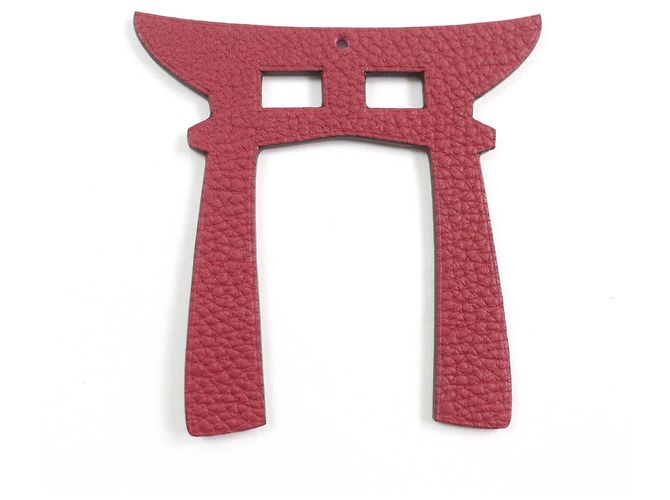 Charm de bolsa Torii Anemone Rouge Granada Petit H da Hermès