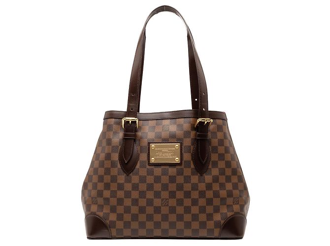 Louis Vuitton Borsa Hampstead MM Damier Ebene Marrone