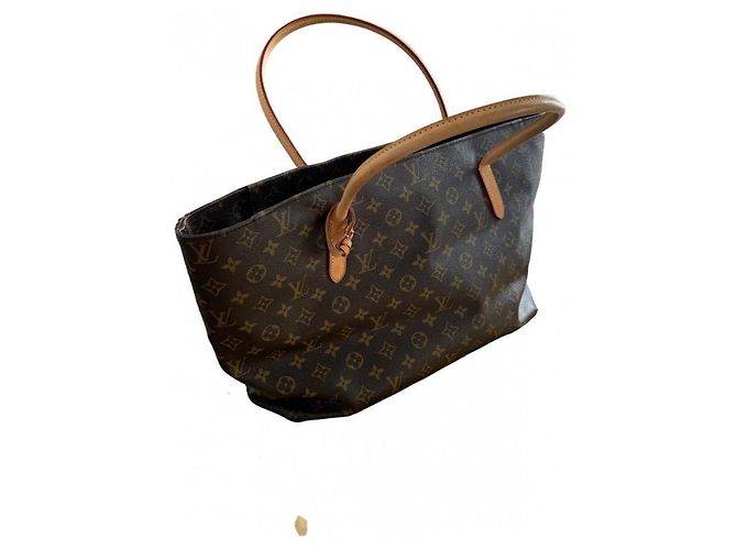 Bolsa de mão Louis Vuitton Raspail MM Marrom de Tecido