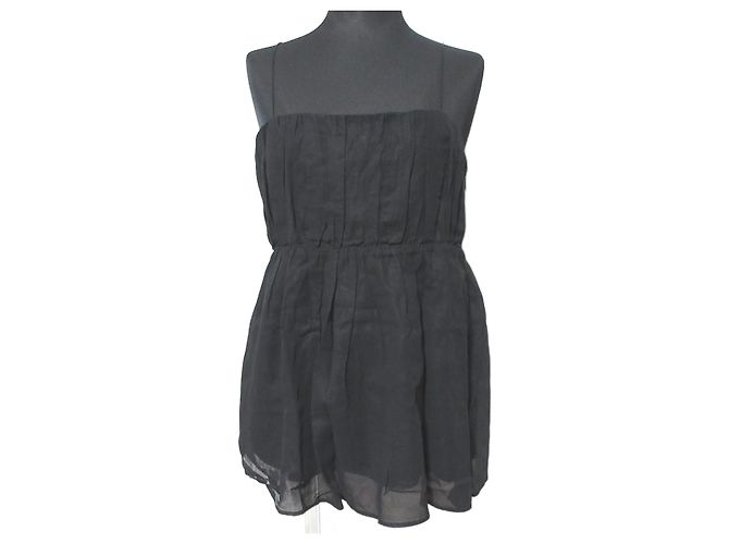 Autre Marque Top in cotone MICA&DEAL Nero