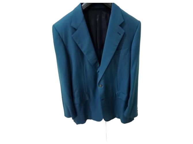 Autre Marque BLAZER UOMO ISAIA BLU 52 Blu scuro