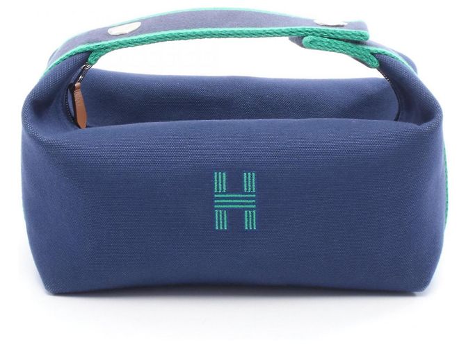 Borsa Hermès Brides A Nera PM Blu Verde