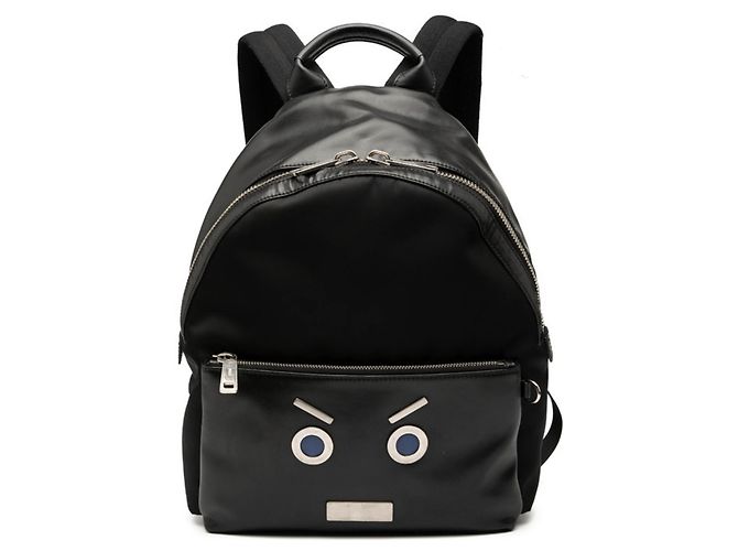 Fendi Face Backpack 7VZ012 Black