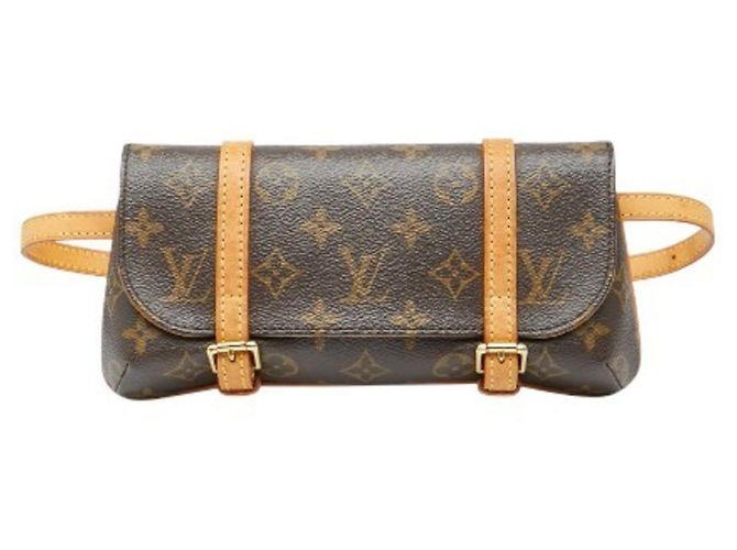 Sac banane Pochette Marel Monogram Louis Vuitton Marron