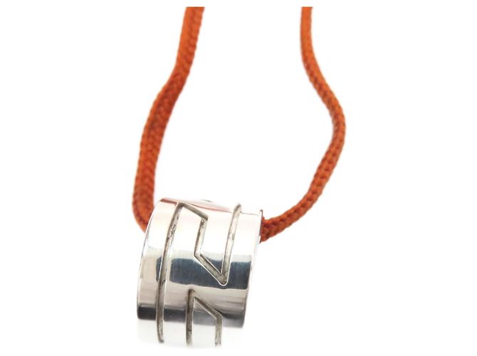 Hermès Collar Péndulo Hermes Move H 925 Castaño