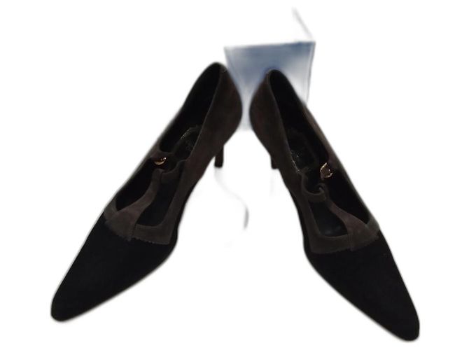 escarpins Dior  style rétro t 37,5 Gris