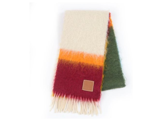 Stola in mohair e lana per donna Loewe Multicolore
