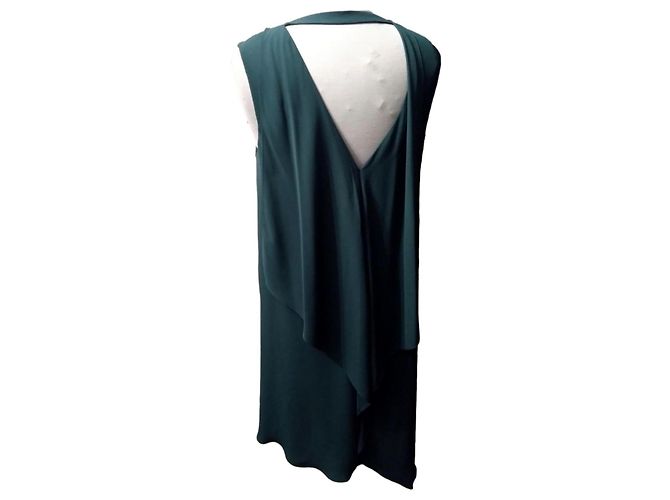 BCBG Max Azria Abendkleid Tannengrün Größe 38 M