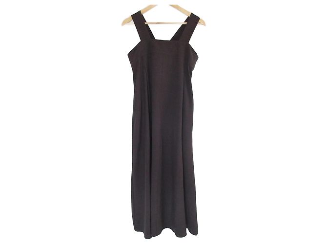 Autre Marque Camisole Kleid Grüne Etikett Entspannt Braun