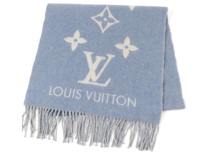 Louis Vuitton Light Blue Cashmere Stole