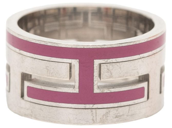 Ring Hermès Anello Hermes Move Ash in Argento 