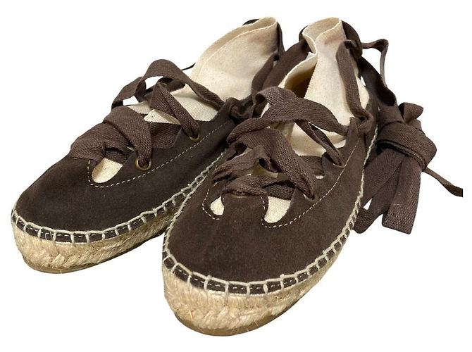 Autre Marque Scarpe Espadrilles con Lacci Don Quichosse Marrone