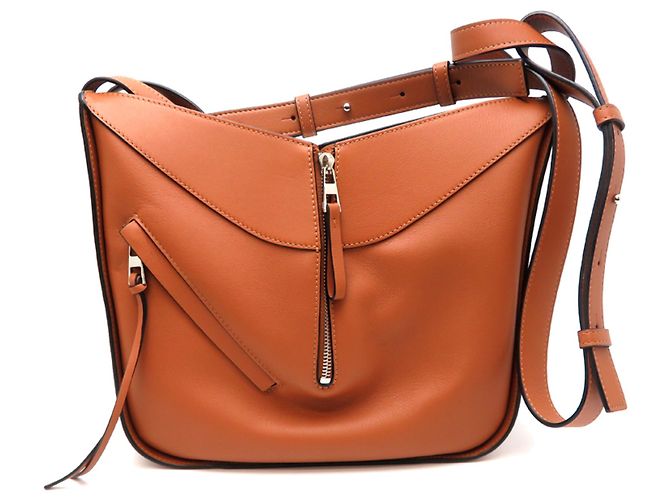 Bolsa Hammock Loewe, Pequena Marrom