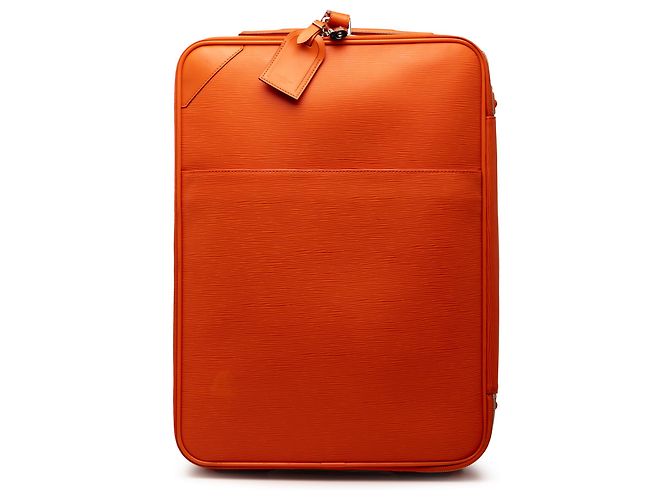 Louis Vuitton Pegase 55 em Epi laranja