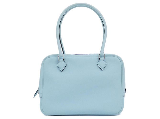 Sac à main Mini Plume Hermès Bleu