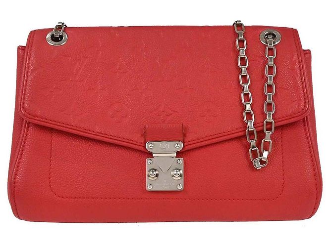 Louis Vuitton Saint Germain Monogram Empreinte Leather PM Rosa