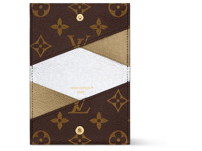 Louis Vuitton Monogram Slim Card Holder Brown