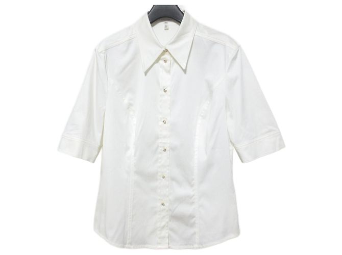 Autre Marque Escada Classic Hemd Weiß Aus weiß