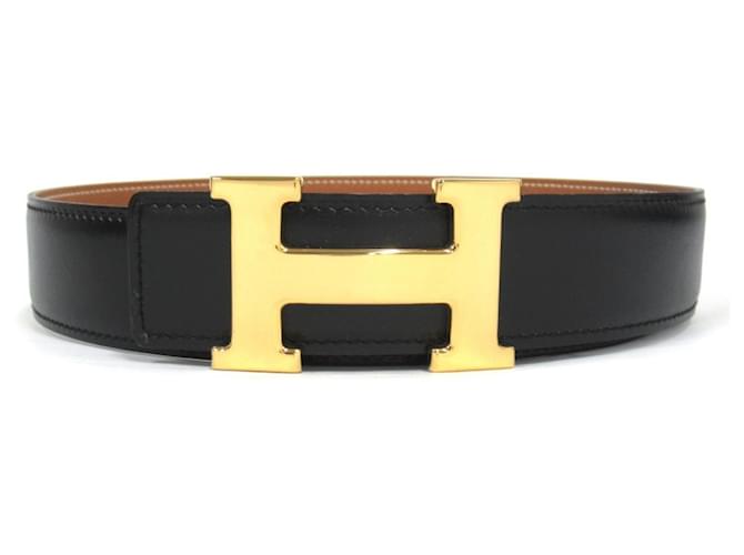 Hermès Hermes H-Buckle Reversible Belt Brown Black  ref.2629673