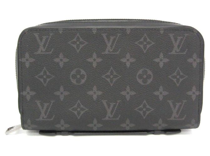 Cartera larga Zippy XL Monogram Eclipse de Louis Vuitton Negro