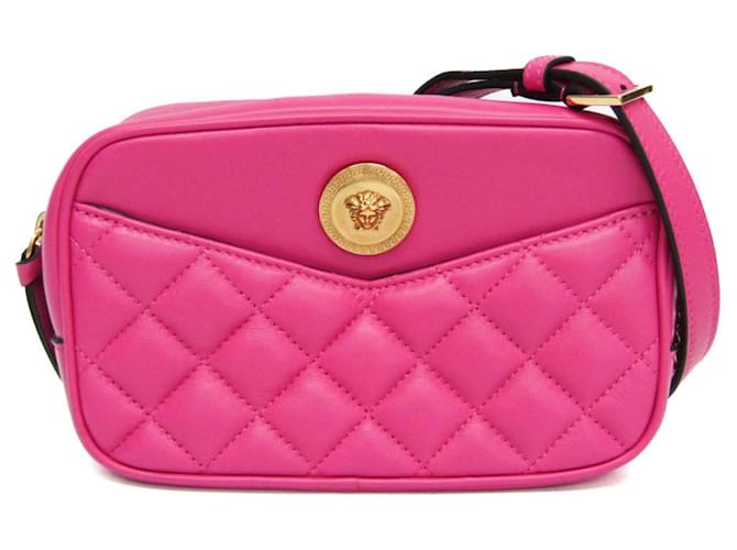 Gepolsterte Schultertasche Medusa von Versace Pink 