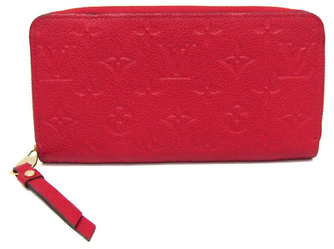 Zippy Geldbörse Monogram Empreinte Louis Vuitton M63691 Rot