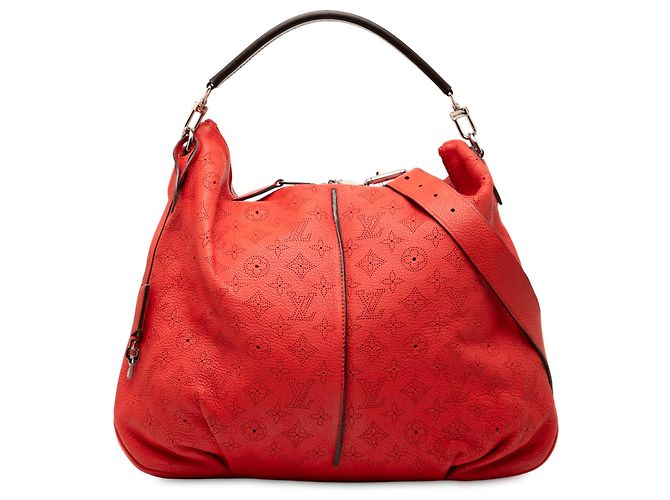 Louis Vuitton Monogram Mahina Selene MM Rosso