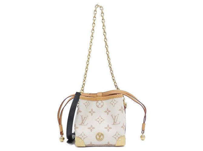 Noe Bolsa Noé Monogram Dune Louis Vuitton Bege