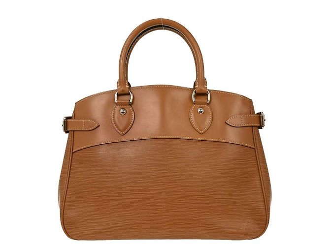 Borsa Passy in pelle Epi PM Louis Vuitton Marrone