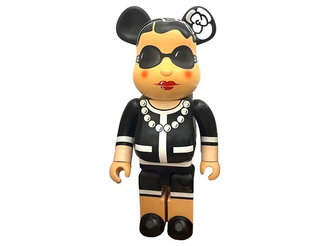 Chanel Bear Bricks 1000% Black White Beige