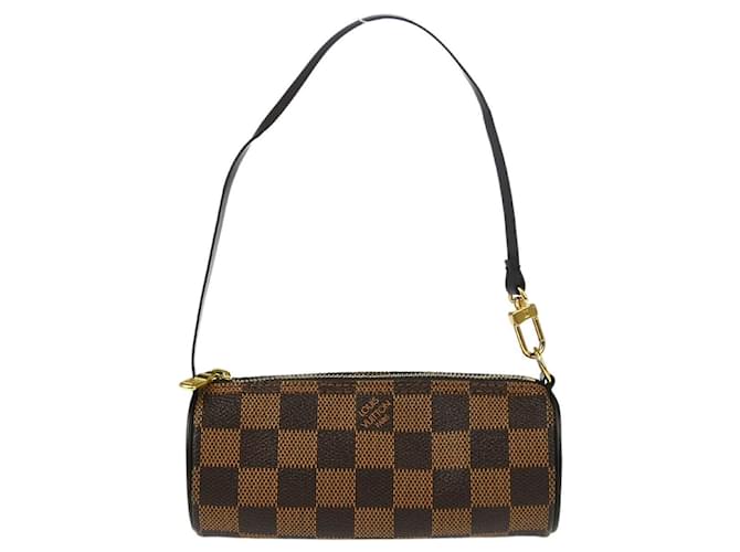 Louis Vuitton Papillon Pochette Damier Brown Cloth  ref.2630849