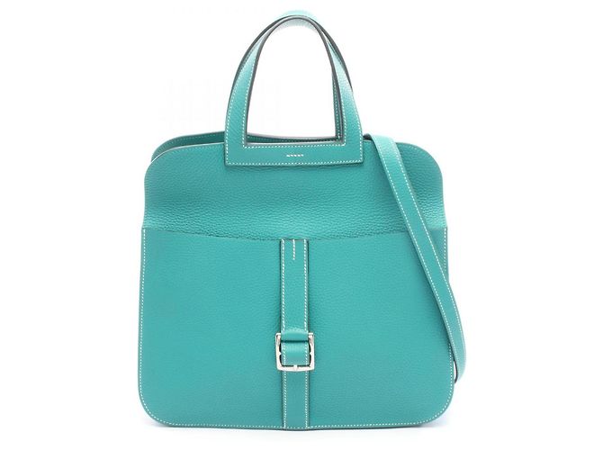 Hermes Hermès Arzan 31 Vert Verone Handbag Green