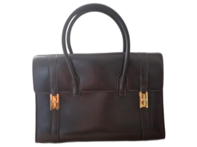Hermès Drag V 30 Marron foncé