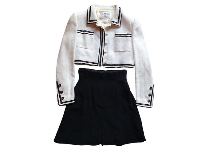 Completo Chanel 1995 Nero Bianco