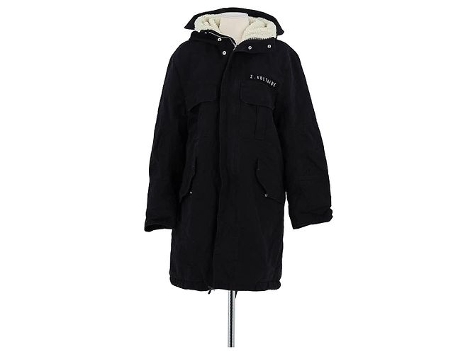 Zadig & Voltaire Abrigo de algodón negro 